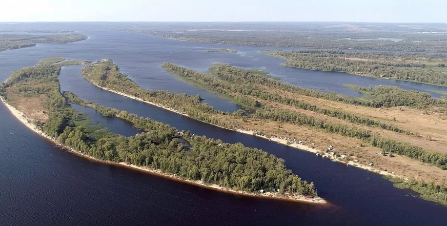 Остров Поджабный в Самаре