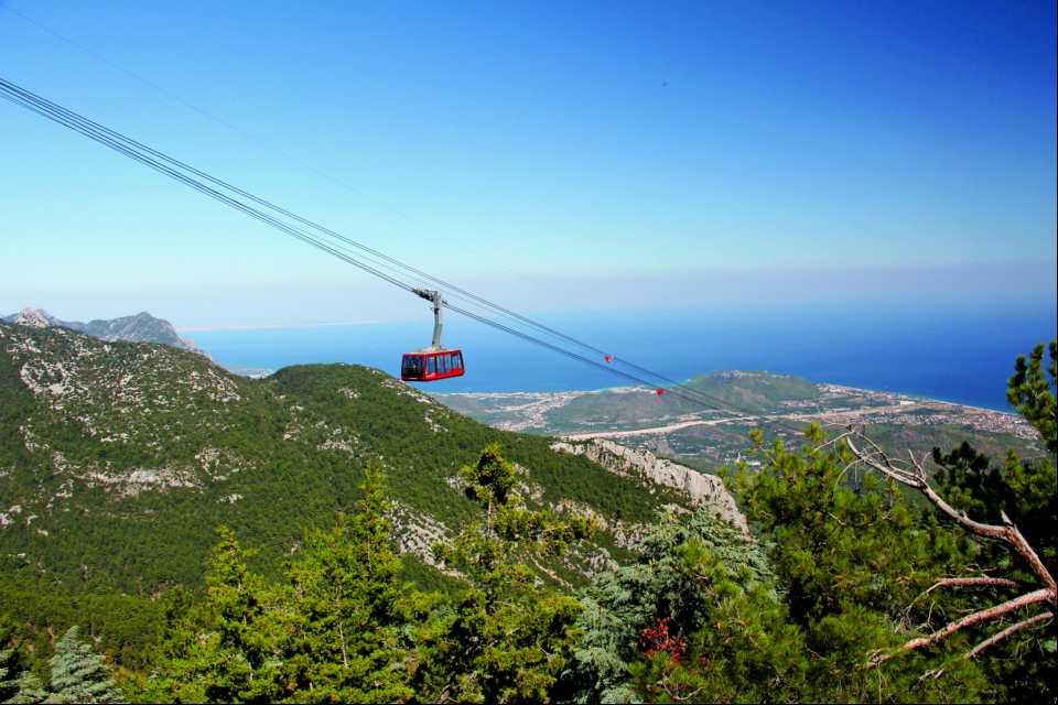 Канатная дорога «Olympos Teleferik» в Кемере