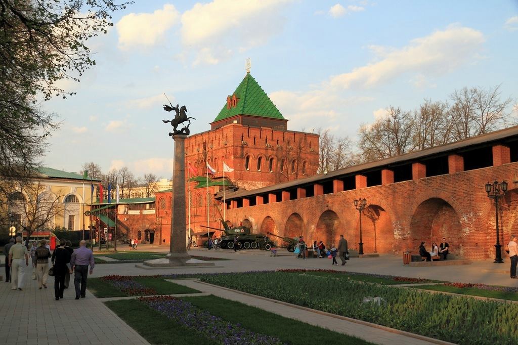 Нижний Новгород. Нижегородский Кремль.  Внутренняя площадь Кремля