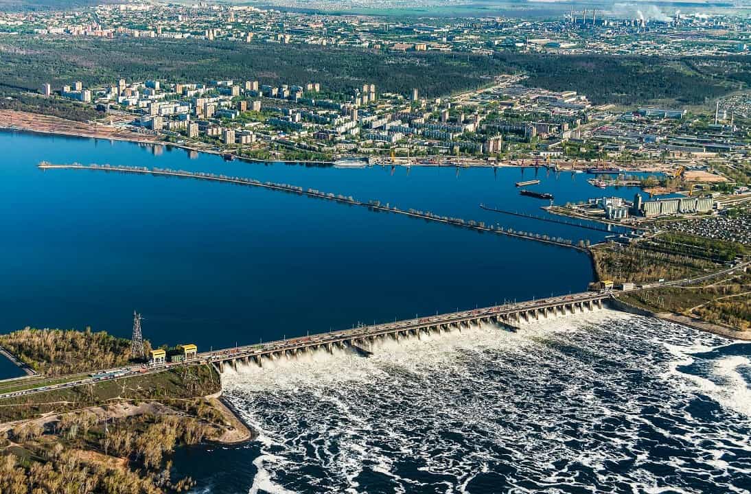 Куйбышевское водохранилище в Самаре